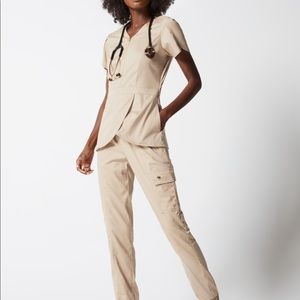 Jaanuu | Pants u0026 Jumpsuits | Jaanuu Jogger Scrubs Pants Khaki Sold Out Xs |  Poshmark